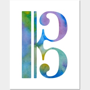 Alto clef Posters and Art